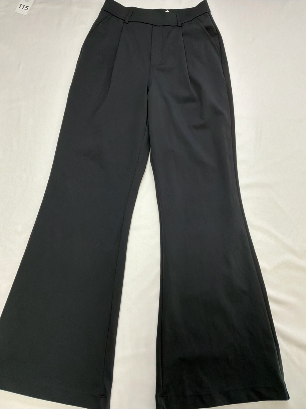 HALARA Black Wide-Leg Trousers